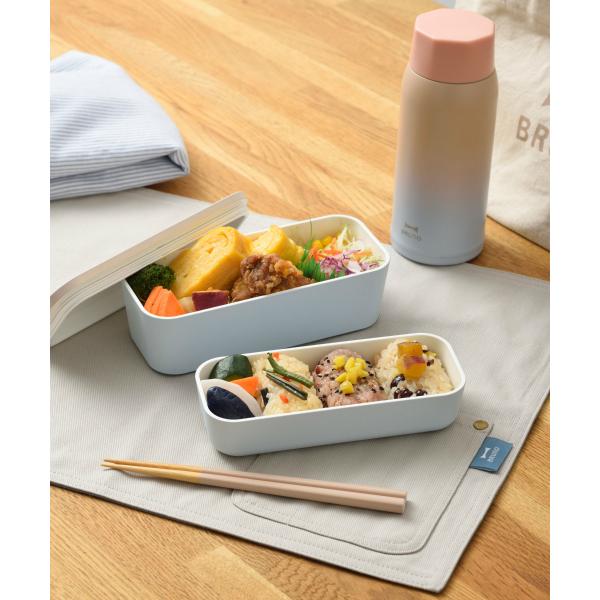 BRUNO（ブルーノ） 山中塗バイカラー2段ランチボックス 山中漆器 竹中