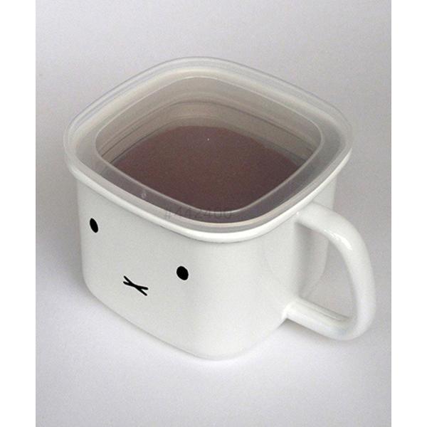 ミッフィー角型ストックポット MFF-KP ストッカー 味噌ポット みそポット 富士ホーロー ミッフィーフェイス miffy enamel kitchenware｜bruno-official｜06