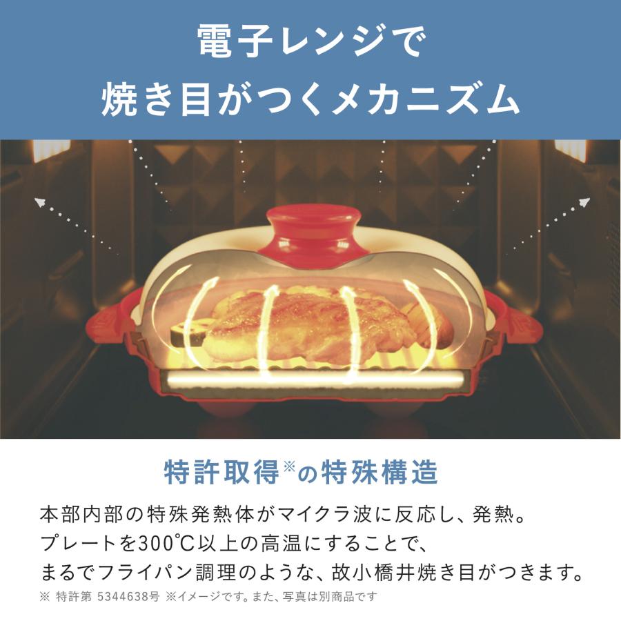 公式 BRUNOレンジメート プロ by BRUNO MCB101A 電子レンジ調理 レンジ調理器 焼き魚 グリル料理の画像