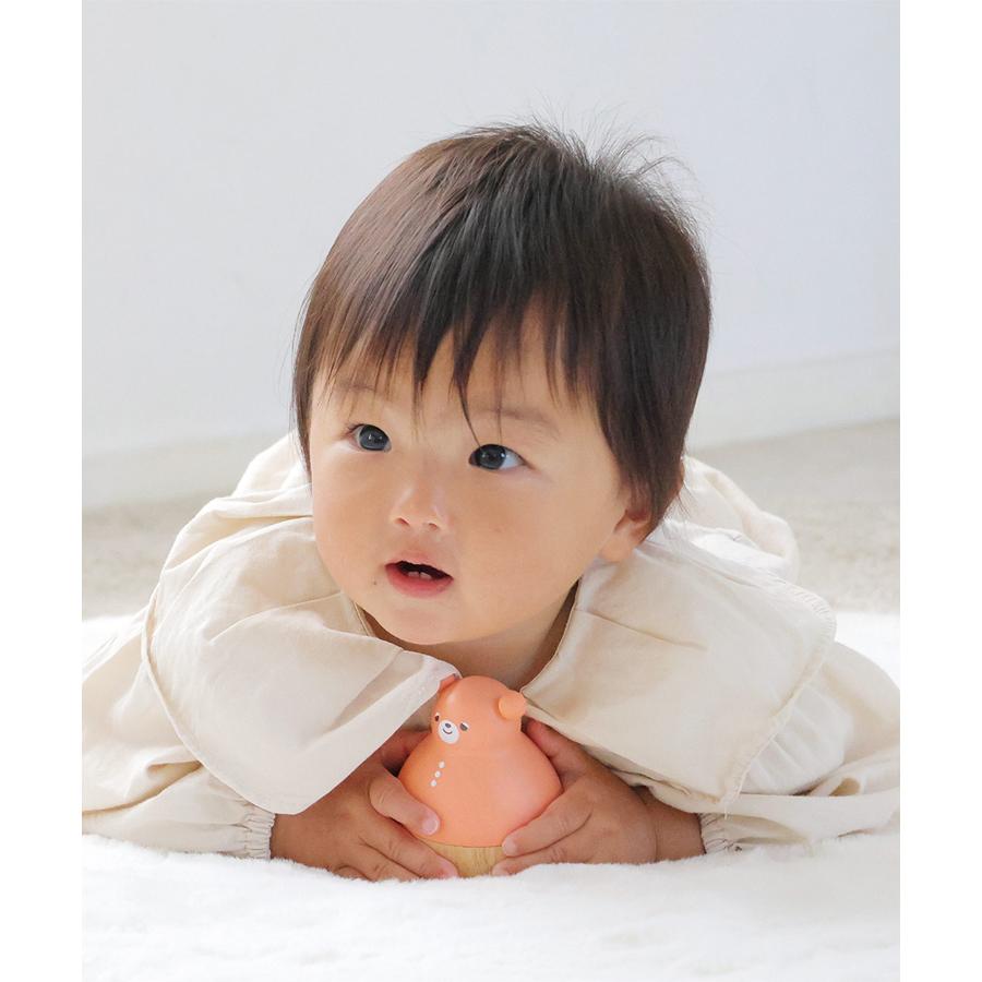 まわるおきあがりこぼし おとぼけテディ おもちゃ ベイビー ベビー