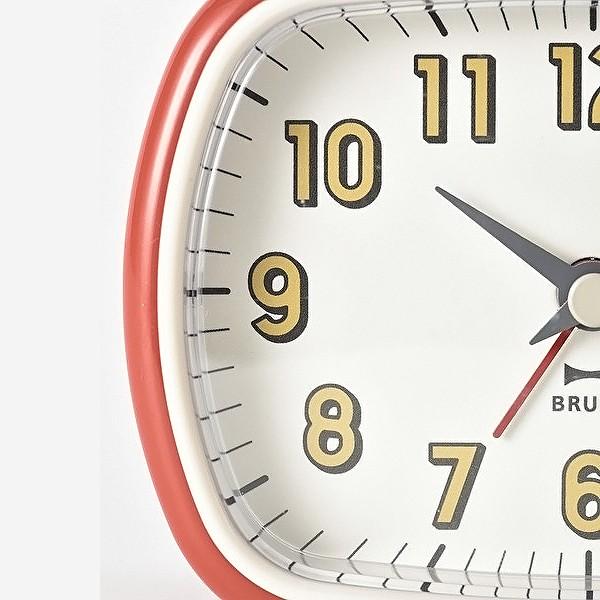 BRUNO（ブルーノ） 公式 レトロスクエアアラームクロック 置き時計