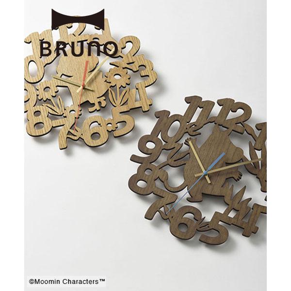 公式 Bruno 正規通販 ブルーノ ムーミン シルエットウォールクロック 壁掛け時計 リトルミイ5 w038 アナログ かわいい おしゃれ 775円
