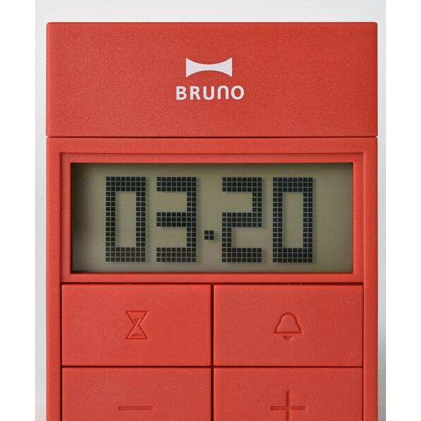 BRUNO（ブルーノ） 置き時計 おしゃれ 時計 置時計 タイマー