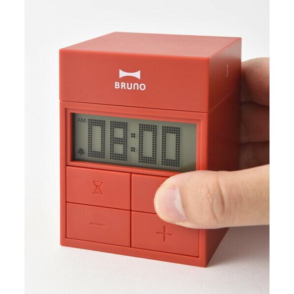 BRUNO（ブルーノ） 置き時計 おしゃれ 時計 置時計 タイマー