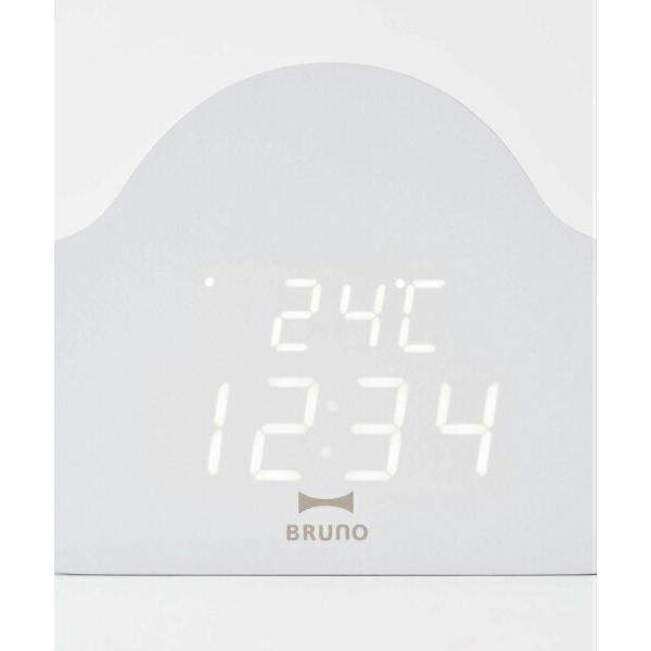 時計 おしゃれ 置時計 置き時計 温度計 ブルーノ クラウドクロック BCA030 電池 新生活 引っ越し祝い シンプル かわいい BRUNO｜bruno-official｜11