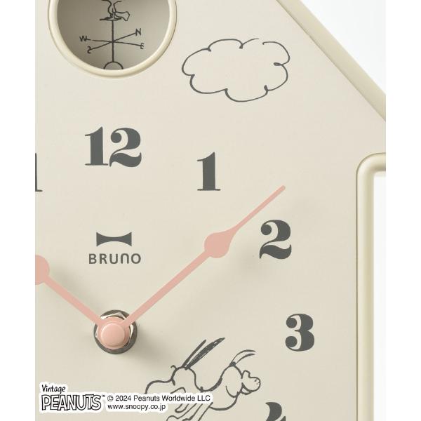 BRUNO（ブルーノ） PEANUTSモビールクロック DAY ピーナッツ Snoopy