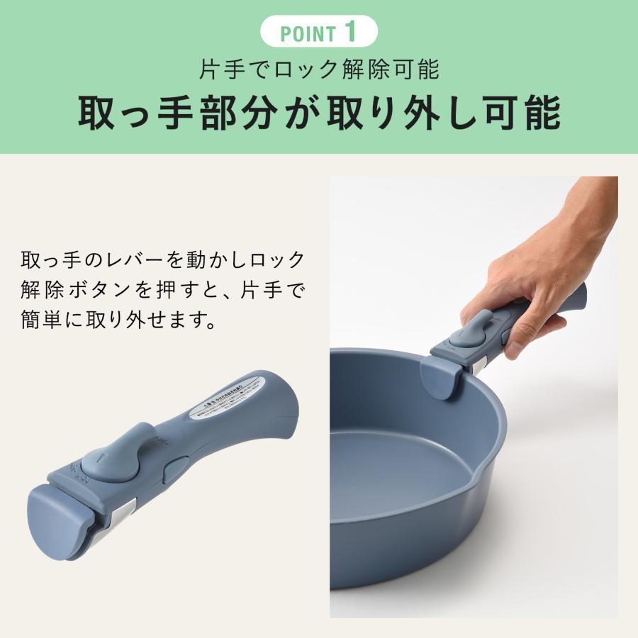 BRUNO（ブルーノ） 公式 フライパン26cm取っ手セット フライ鍋 調理