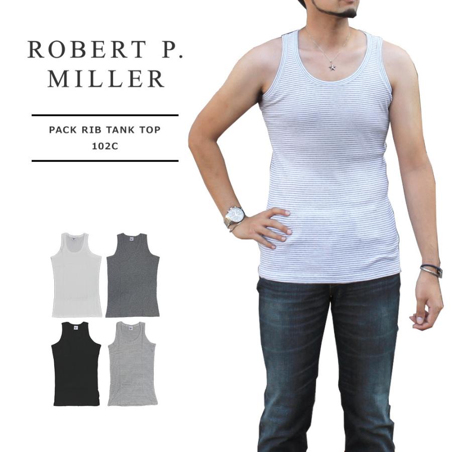 ミラー ROBERT P. MILLER メンズ パック リブタンクトップ MENS