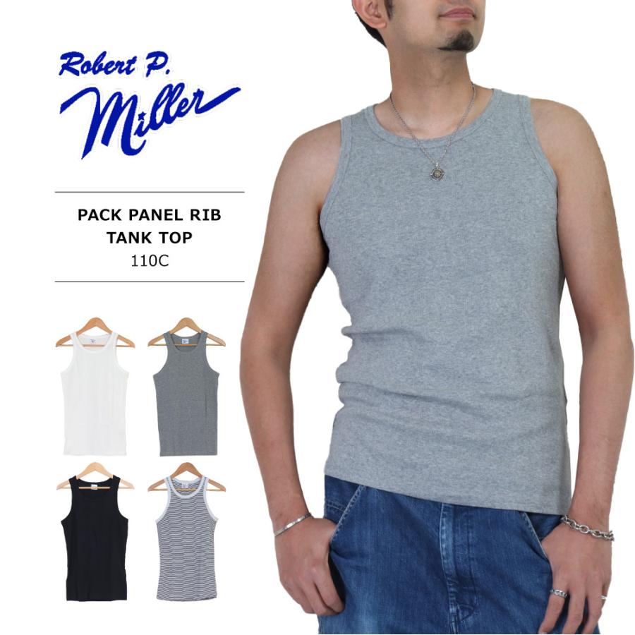Robert P. Miller タンクトップ 3枚セット ROBERT P.MILLER - タンクトップ インナー メンズ 綿 3枚セット