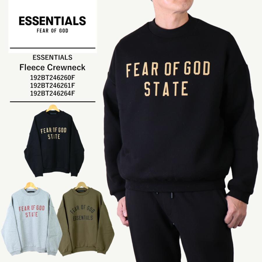 エッセンシャルズ トレーナー FEAR OF GOD ESSENTIALS フリース クルー