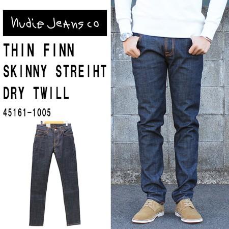 再値下げ ヌーディージーンズ Nudie Jeans メンズ シンフィン スキニー 
