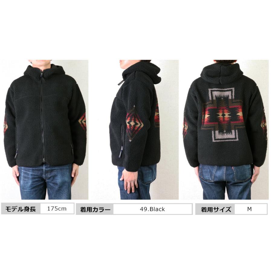 PENDLETON パーカー ペンドルトン メンズ バックプリント ジップアップ