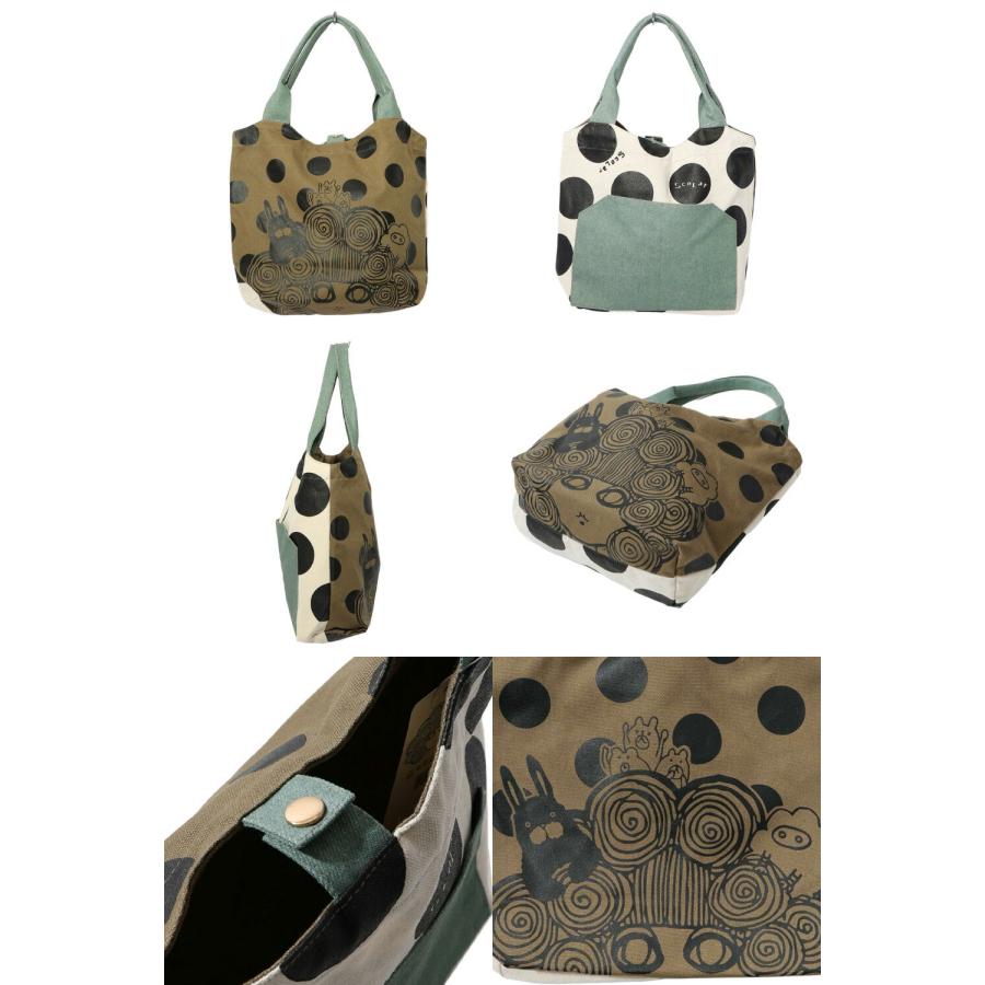 スカラー scolar 新作 バッグ スカラーちゃん×ドット ランチトート