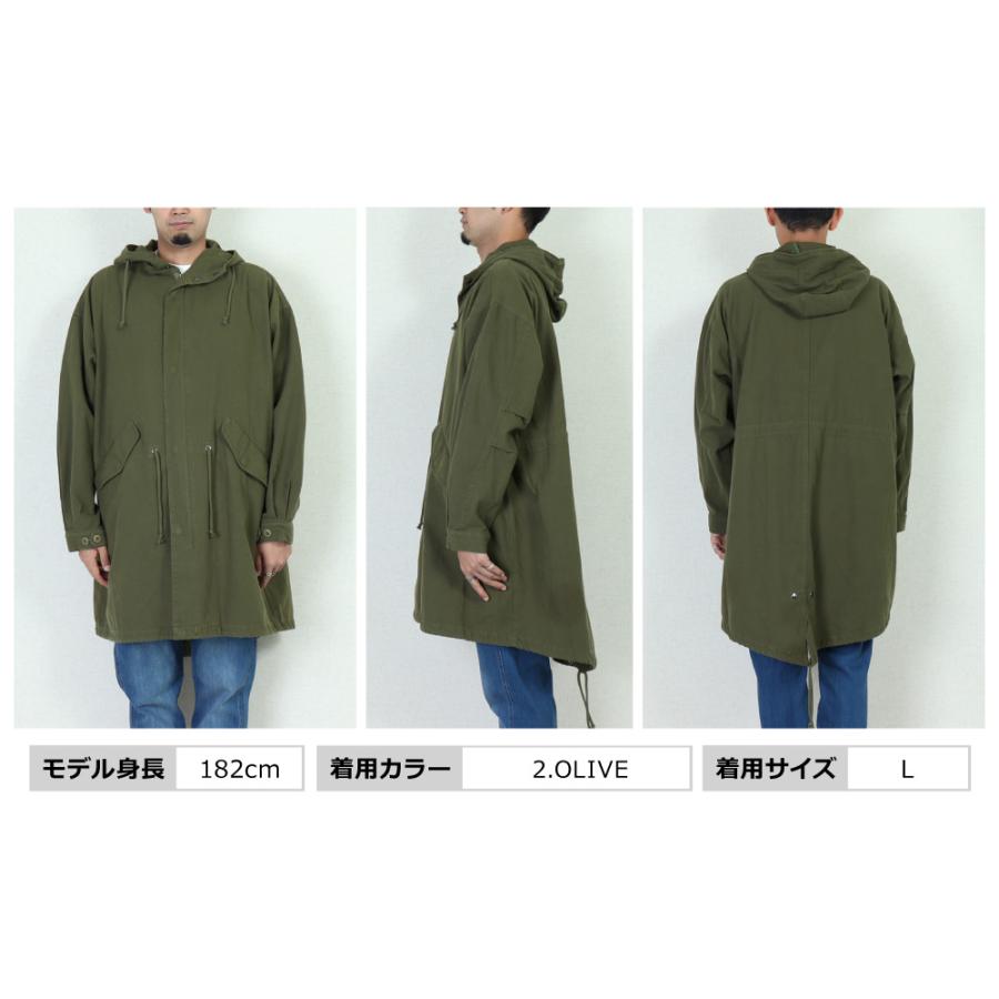 JUNGLE STORM(ジャングルストーム) MENS MOD COAT / メンズ モッズコート ロングミリタリージャケット 660240