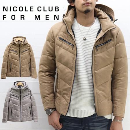 ニコルクラブフォーメン Nicole Club For Men フード付 ダウン ジャケット Hooded Down Jacket 9564 3707 Sale 送料無料 9564 3707 Regas 通販 Yahoo ショッピング