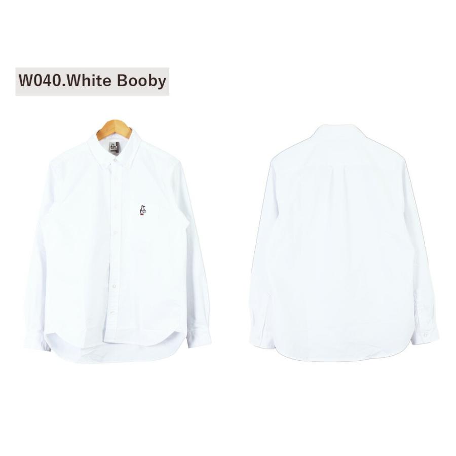 チャムス メンズ シャツ 長袖 CHUMS オックスロングスリーブシャツ