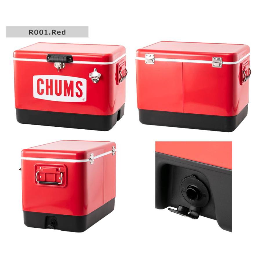 CHUMS CHUMS(チャムス) STEEL COOLER BOX 54L / スチール CHUMS CHUMS(チャムス) STEEL COOLER BOX 54L / スチール