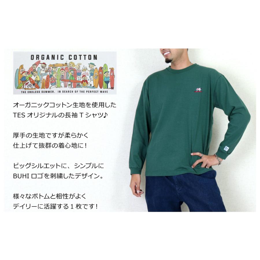 The ENDLESS SUMMER(エンドレスサマー) MENS ORGANIC COTTON HUNMTINGTON BIG L/S TEE / メンズ フレブル アメカジ 半袖 Tシャツ FH-2774301 国産｜bruno-regas｜07