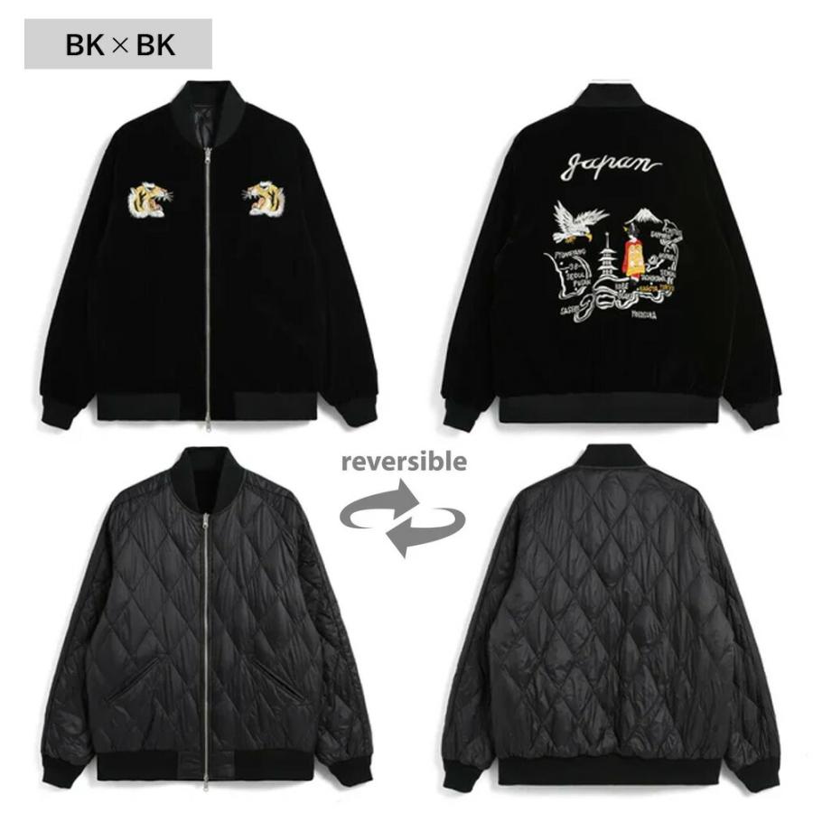 タイオン TAION スカジャン ダウンジャケット メンズ 冬 キルティング