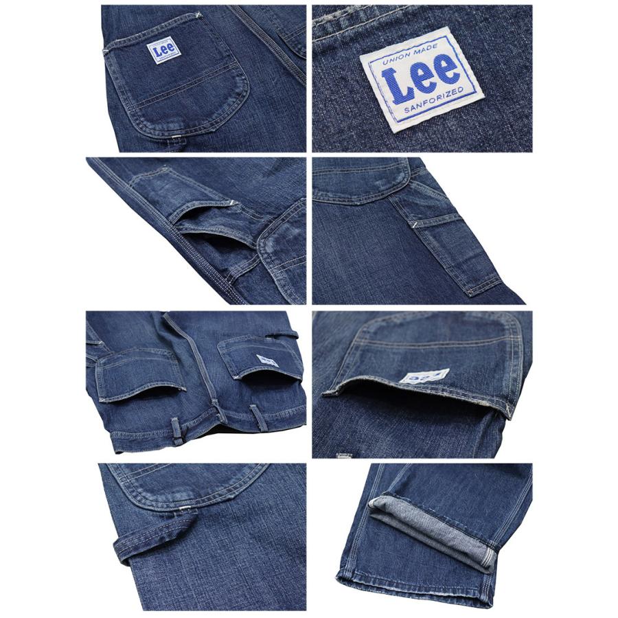 新品　LEE デニムペインターパンツ　LM7288-136 Lee（リー）LM7288 ペインターパンツ dungarees ワイドシルエット