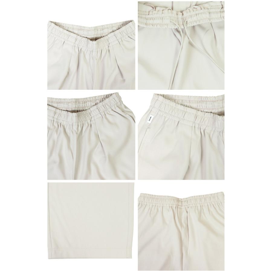 SOMETHING サムシング ワイドパンツ レディース ウエストゴムSLワイド