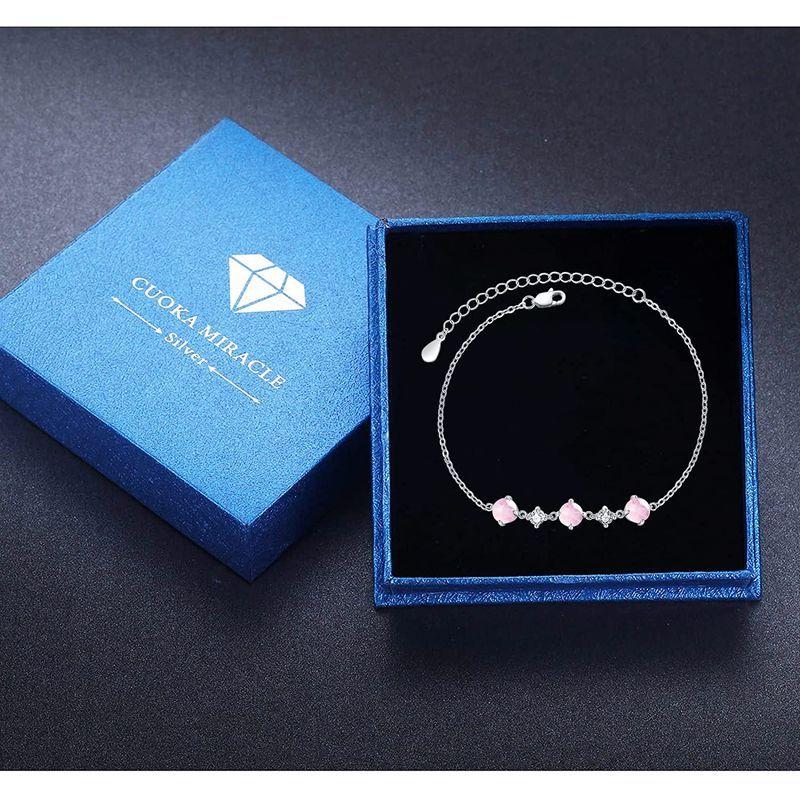 から厳選した Bracelet for Women 925 Sterling Silver Infinity Stones Charm Braceletc ブレスレット