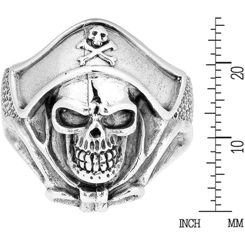 【希望者のみラッピング無料】 Buccaneer Pirate Skull .925 Sterling Silver Ring (13) 指輪