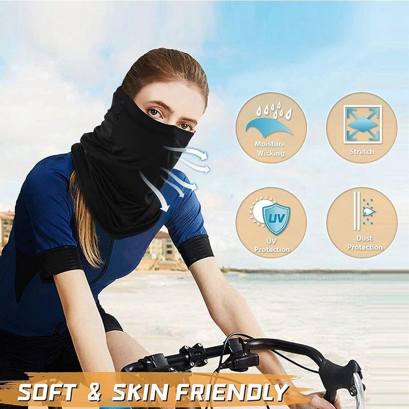 魅力的な価格 4 Pack Neck Gaiter Breathable Bandana Mask for Outdoor Protection  Was cisama.sc.gov.br