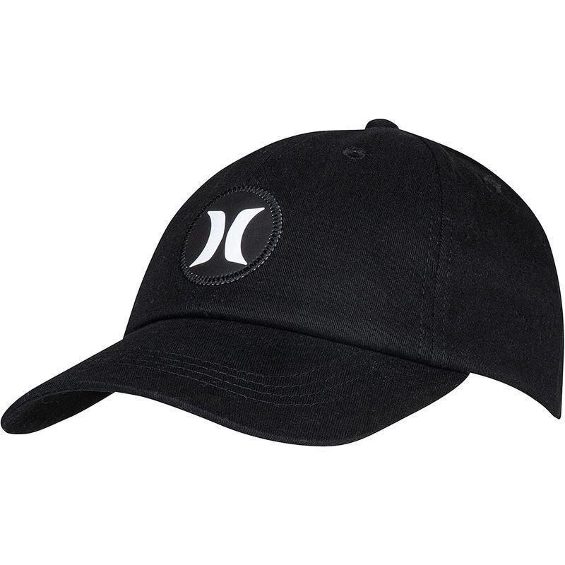 国産品 Logo Classic Kids' Hurley Baseball O/S Icon, Black Hat, トレーニング用品