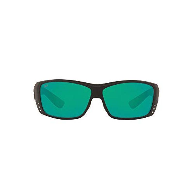 超可爱 Polarized Cay Cat Men's Mar Del Costa Rectangular Blackout Sunglasses, サングラス