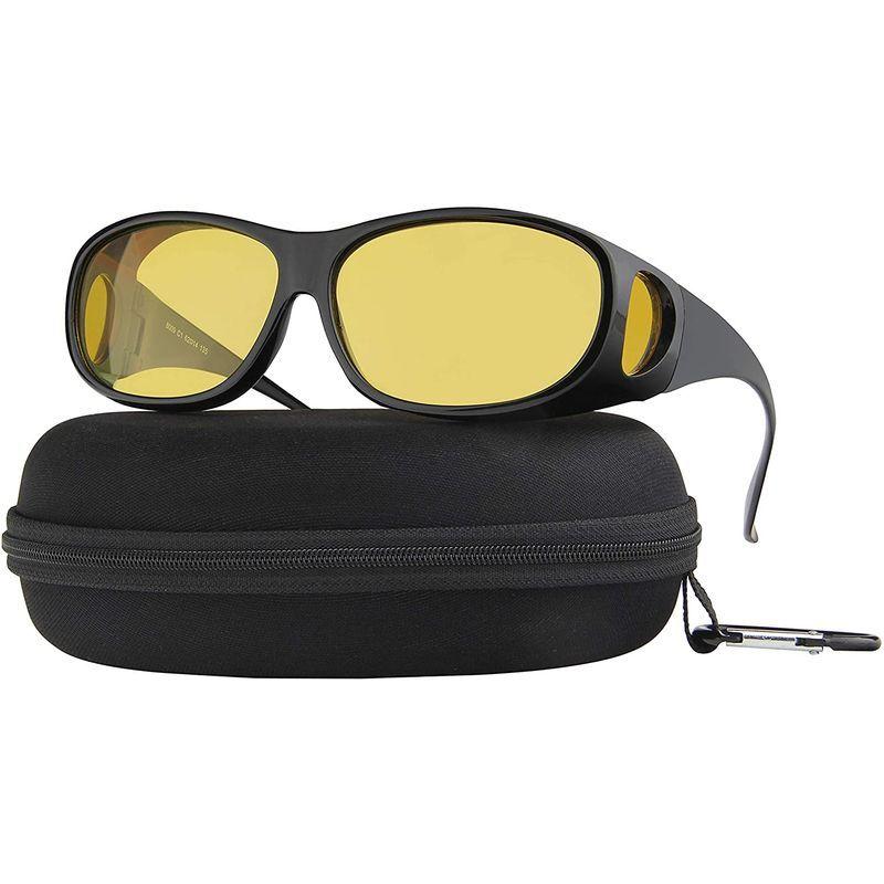 当店限定販売】 Night Driving Tint Yellow Vision Night HD Polarized Glare Anti  Glasses サングラス