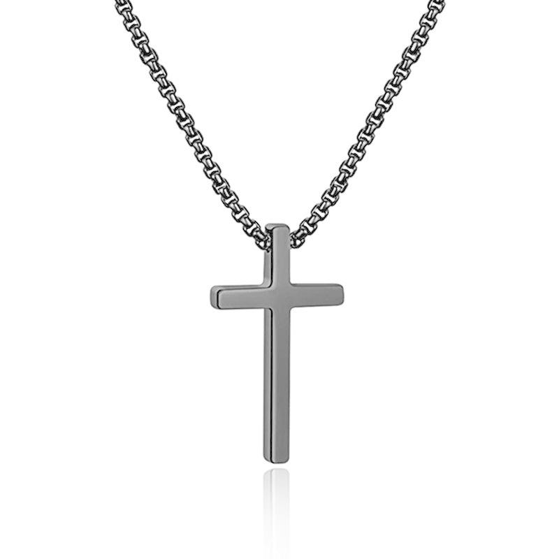 定番のお歳暮＆冬ギフト IEFSHINY Chain Pendant Men for Necklaces Pendant Cross Steel Stainless ネックレス、ペンダント