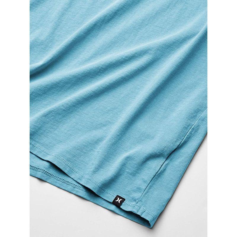 Hurley Men's Boxed Logo Short Sleeve Tshirt, Blue Gaze/(Black), S