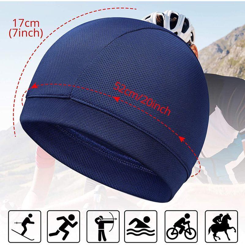 Geyoga 16 Pieces Helmet Caps Skull Liner 最大90%OFFクーポン Cap 【2021 Cooling