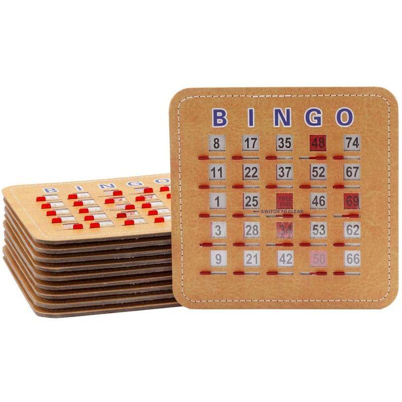 Jumbo Bingo Shutter Master Board Giant Calling Card with Sliding Windows 