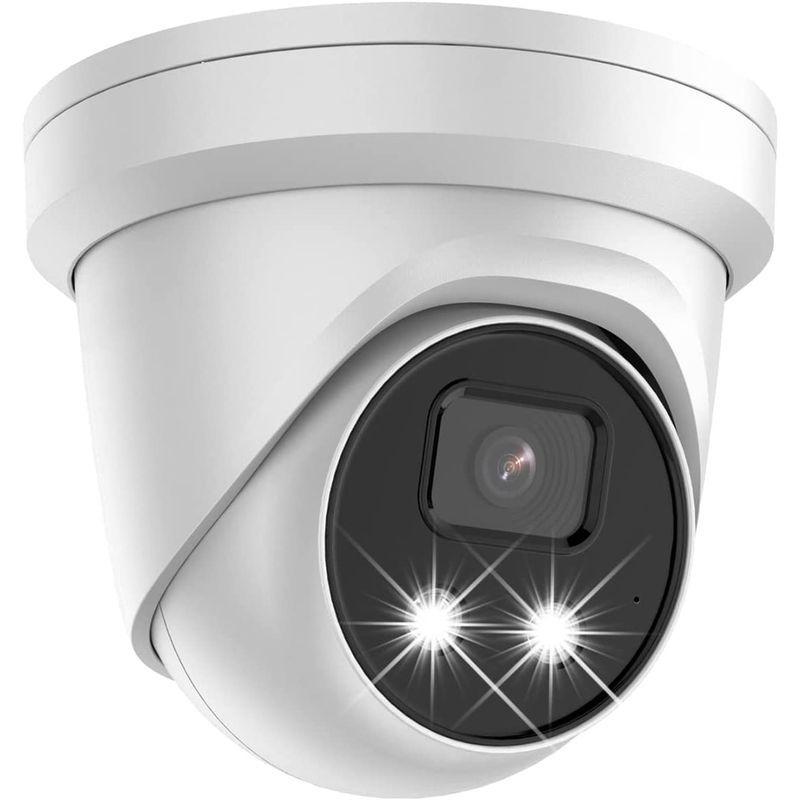 最新作の 8MP Outdoor - Camera IP AI Acusense 4K Turret A and Light Flashing PoE  防犯カメラ - www.quantumbytestore.com