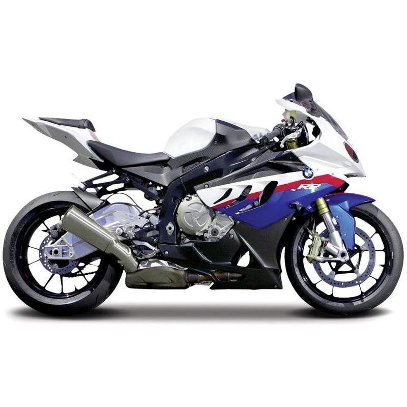 Diecast Motorcycle Model Maisto 1/12 BMW S1000RR Blue White Color 