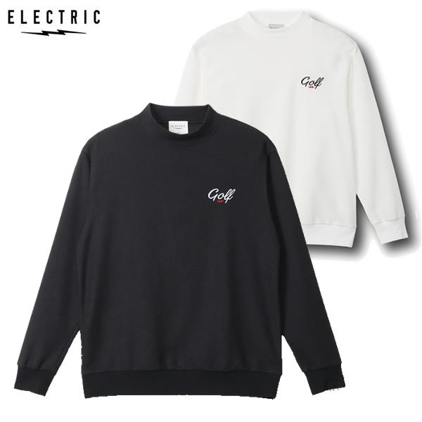 【ネコポス便】25FW ELECTRIC ゴルフ シャツ EG25FT02 GOLF LOGO EMBROIDERY MOCK NECK THERMAL：正規品/エレク/メンズ/男性用/モックネック/長袖 | ELECTRIC