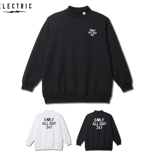 25FW ELECTRIC ゴルフ シャツ EG25FU04 GOLF ALL DAY DRY MOCK NECK SWEAT：正規品/男性用 ゴルフシャツ/モックネック/ゴルフ用 立ち襟/エレクトリック/メンズ | ELECTRIC