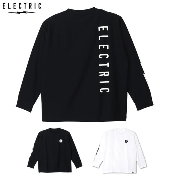 【ネコポス便】25SS ELECTRIC ドライTシャツ E25ST26 VERTICAL LOGO DRY L/S TEE： 正規品/エレクトリック/メンズ/長袖/エレク/速乾T/日焼け防止/snow | ELECTRIC