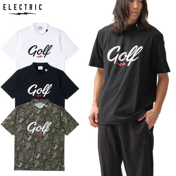 【ネコポス便】26SS ELECTRIC ゴルフ モックシャツ EG26ST04 GOLF LOGO DRY MOCK NECK S/S TEE：正規品/エレクトリック/半袖/メンズ/男性用/ゴルフシャツ/父の日 | ELECTRIC