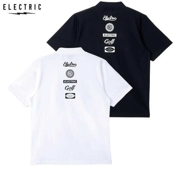【ネコポス便】26SS ELECTRIC ゴルフ モックシャツ EG26ST05 LOGOS DRY MOCK NECK S/S TEE：正規品/エレクトリック/メンズ/男性用/半袖/ゴルフシャツ | ELECTRIC