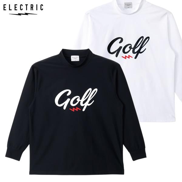 【ネコポス便】26SS ELECTRIC ゴルフ モックシャツ EG26ST11 GOLF LOGO DRY MOCK NECK L/S TEE：正規品/エレクトリック/メンズ/長袖/日焼け防止/男性用/父の日 | ELECTRIC
