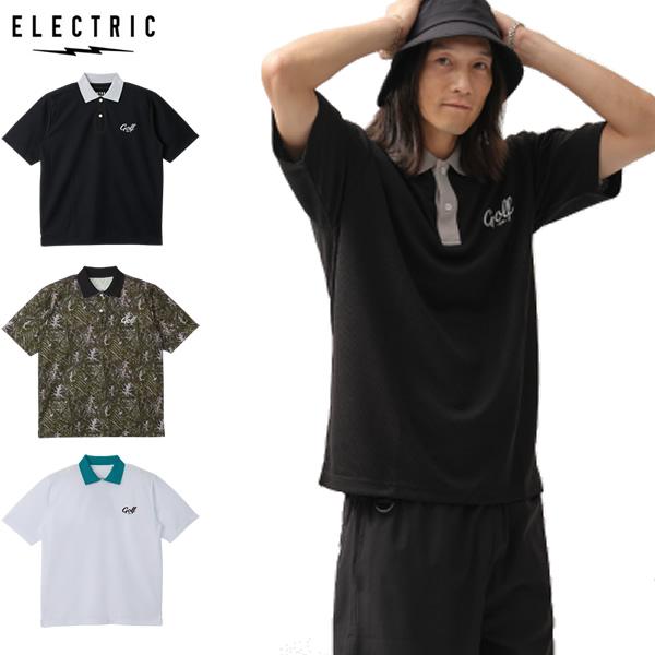 【ネコポス便】26SS ELECTRIC ゴルフ ポロシャツ EG26SU03 GOLF LOGO S/S POLO：正規品/エレクトリック/メンズ/男性用/半袖/ゴルフシャツ/ | ELECTRIC