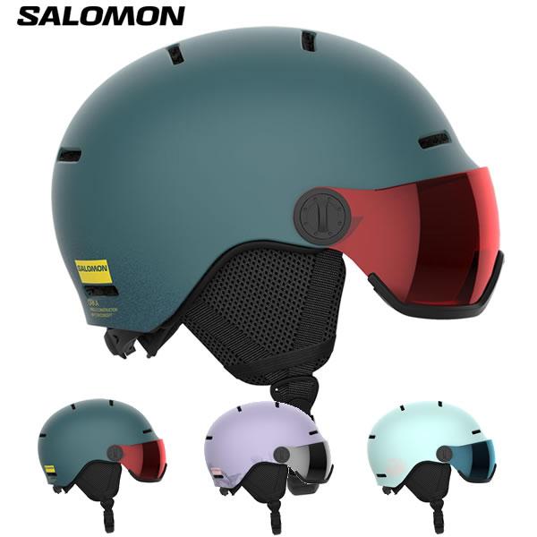 値下げ【新品】Salomon ORKA VISOR ヘルメット ブラック　キッズ SALOMON（サロモン） 25-26 子供用 ヘルメット ORKA VISOR : 正規品