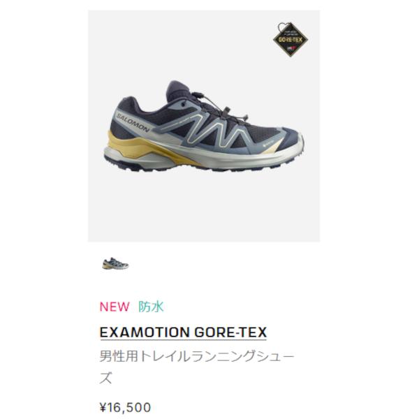 SALOMON（サロモン） 26FW SALOMON シューズ EXAMOTION GORE-TEX