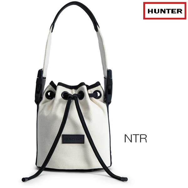 HUNTER ショルダーバッグ UBS3935CAA REFINED DRAWSTRING CANVAS BUCKET: 日本正規品/バッグ/ハンター/ポーチ/女性/バック/はんたー/cat-fs/母の日