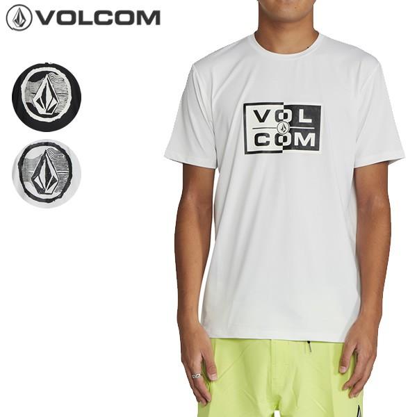20SS VOLCOM 在庫処分 ラッシュガードTシャツ JP BOX 日本正規代理店品 S 正規品 N0102003: ボルコム メンズ surf 半袖