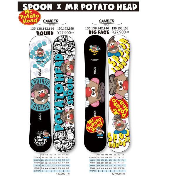 22-23 SPOON x MR POTATO HAED スノーボード CAMBER: 正規品/スプーン/板/レディース/メンズ/スノボ/snow SPOON POTATO スノーボード