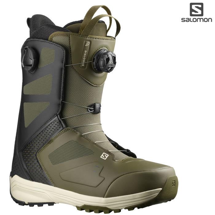 21-22 SALOMON ブーツ DIALOGUE DUAL BOA L41445900: 正規品/サロモン/メンズ/スノーボード/ダイアローグ/デュアルボア/靴/snow ブーツ